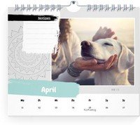 Calendar Wochen-Wandkalender Mandalatraum 2022 page 13 preview