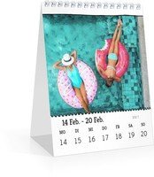 Calendar Wochen-Tischkalender Bordüre 2022 page 9 preview