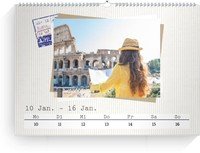 Calendar Wochenkalender Reisefieber 2022 page 2 preview