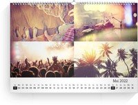 Calendar Blanko Collage Quer 2022 page 6 preview