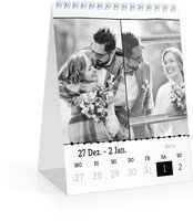 Calendar Wochen-Tischkalender Bordüre 2022 page 2 preview